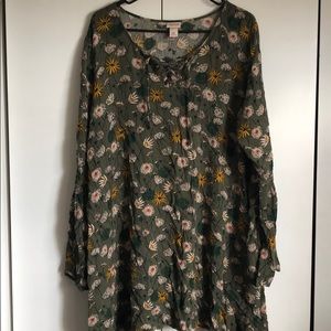 Hippie floral dress